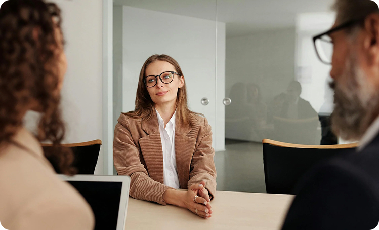 Entretien d'embauche professionnel